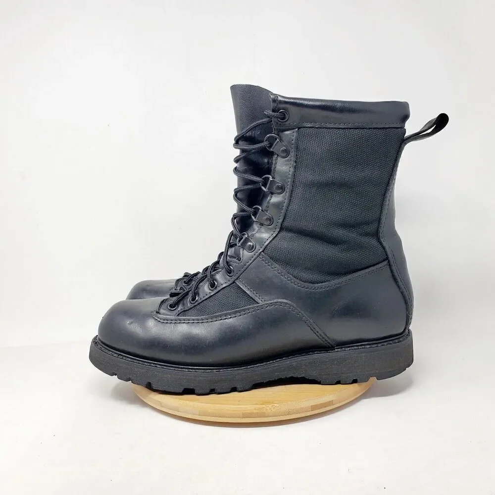 Matterhorn Boots Mens 9 Black Military Tactical Combat Shoe Vibram Insulated USA